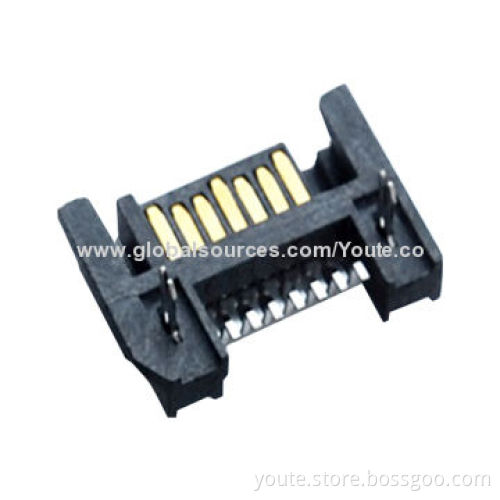 SMT Right Angle SATA 7-pin Connector, 1.5A Current Rate
